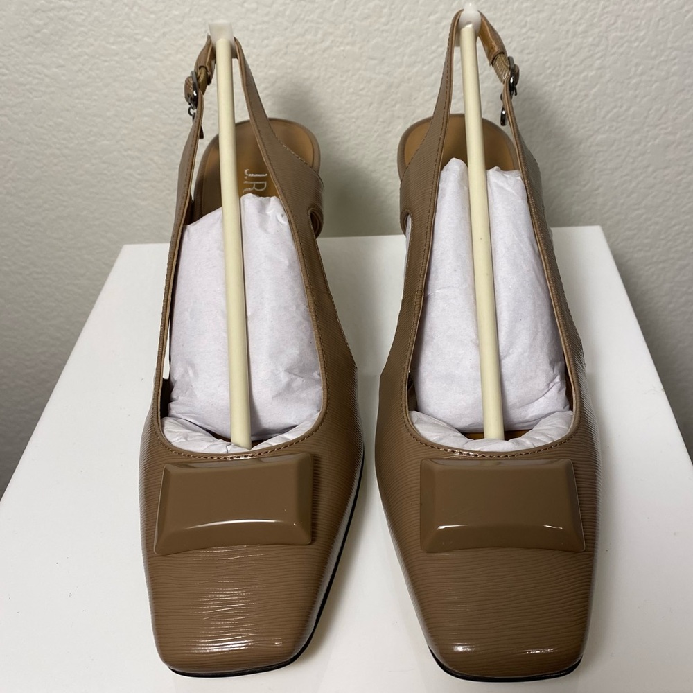 J.Renee Samina Mushroom Slingback Block Heels Size 7.5 NWT - Picture 4 of 15
